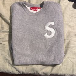 Supreme Sweatshirt grey Medium