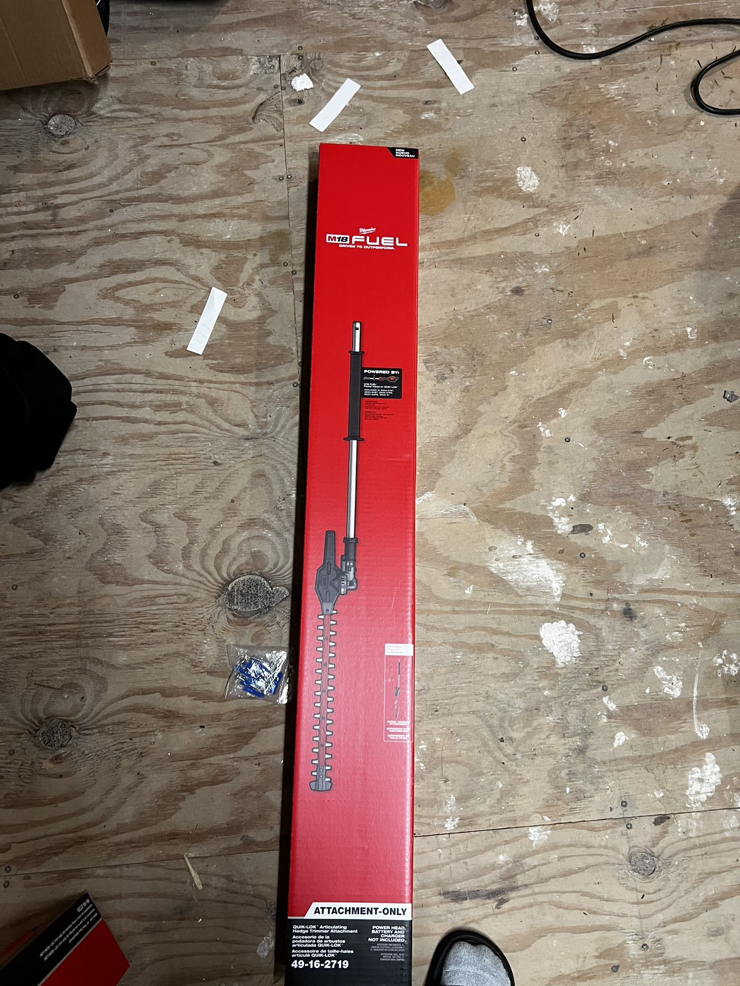 Milwaukee Quick Lok articulating Edge Trimer New