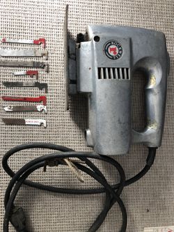 USA Made Rockwell Bayonet Saw Jigsaw With Blades