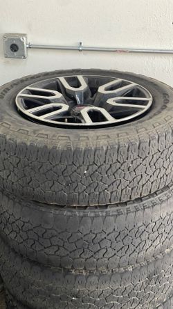 275 65 20 GMC Factory Wheels Goodyear Tires