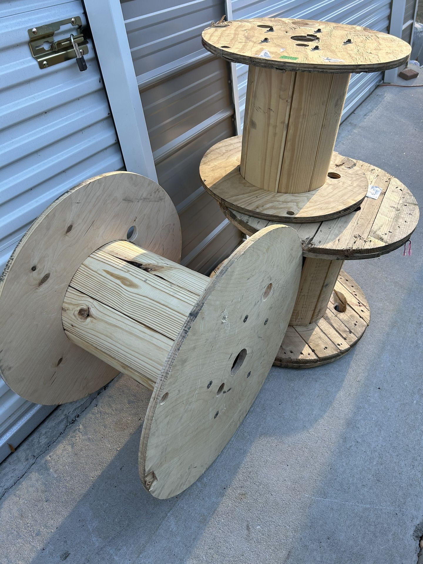 New Like Wooden Spools / Read Below ⬇️ 