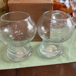 Princess House 3 Votives 4 Pulgadas De Alta