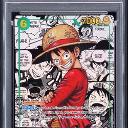 2025 ONE PIECE OP13 CARRYING ON HIS WILL #118 MONKEY.D. LUFFY PSA 10