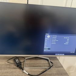 HP - 31.5” VA LED FHD 100Hz Monitor (HDMI, VGA) - Silver & Black  Model: 532SF
