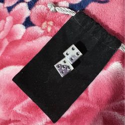 Metal Dice w bag