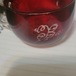 Vintage Red Coffee Mug