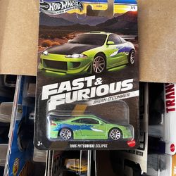 Hot Wheels Silver Series 1995 Mitsubishi Eclipse Fast & Furious Brian O'Connor