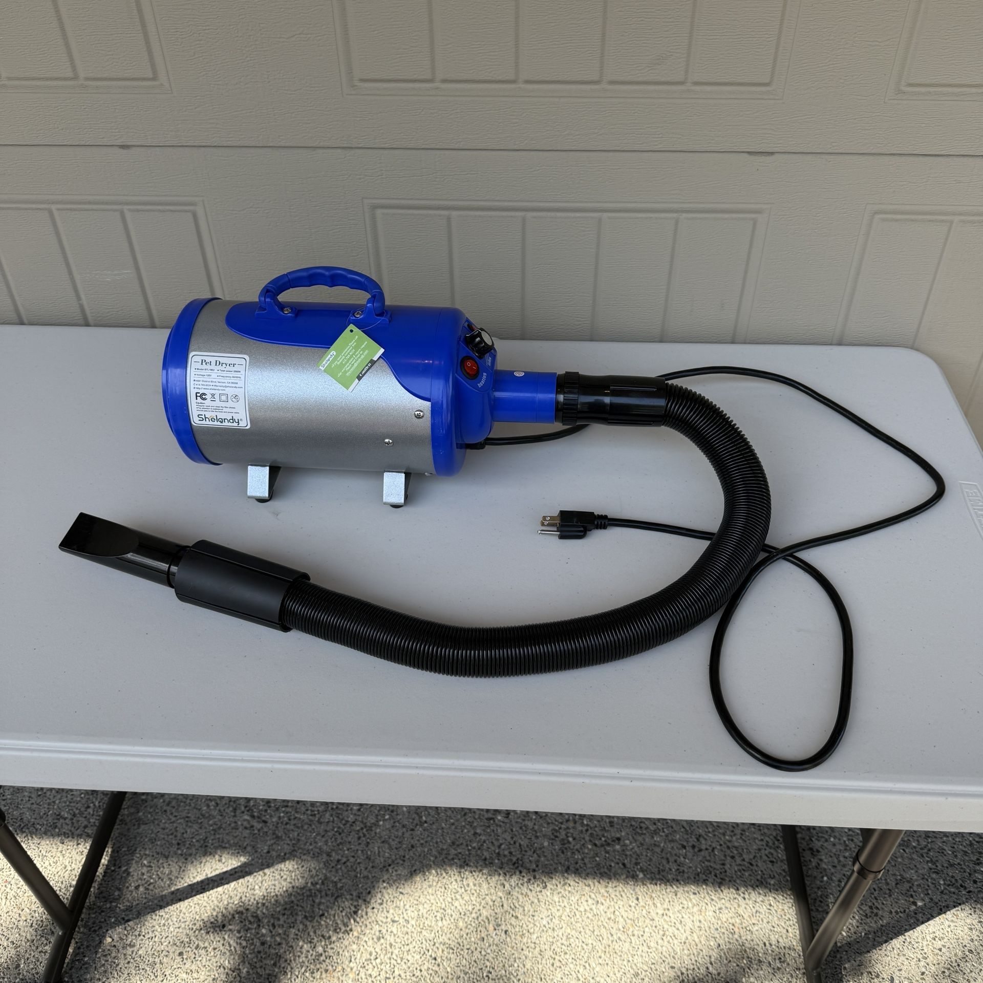 Pet Dryer Shelandy Groomer Dog Blow Dryer w/ Heater