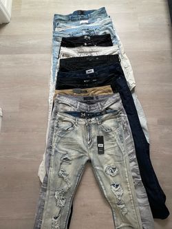 Mixed Lot of Men's Jeans – 10+ Pairs