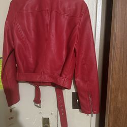 Red Leather Levi Strauss Red Leather Jacket 