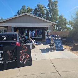 Yard Sale Bags Of Nike Adidas Reebok Champions 