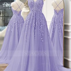 Lavender Prom Dress Size 10