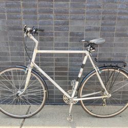 Motobecane 700c 28" 12-Speed Commuter / Road Bike Hybrid - Diamondback Comfort Seat - NEW Rack - Tuned! - XL 24" Frame (MSRP $520)