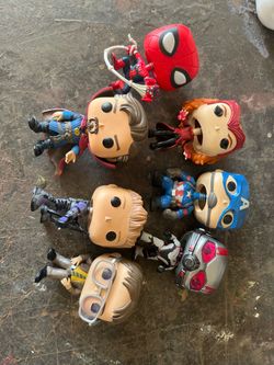 Marvel Funko Pop and Action Figure Lot