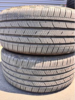 Pair (2) 255 50 19 Bridgestone Alenza Sport A/S tires