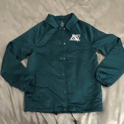 Volcom green satin jacket
