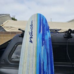 8ft Wavestorm Foam Surfboard With Leash Included,  Good Condition, No Cuts Thru The Surface,