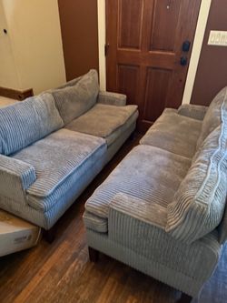 Bianca Wide Plush Corduroy 2 Seater Sofa Apartment Couch With Removable Cushion Covers