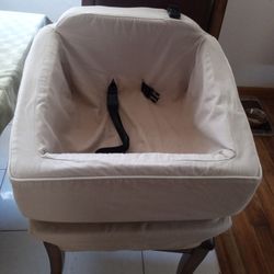 Beige Dog Car Seat