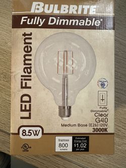 4 Large Lightbulbs - New