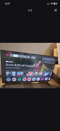 43" TCL QLED Smart Google TV?Only a Month Old
