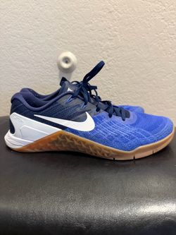 Nike Metcon 3 Training Shoes Blue/White/Gum – Men’s 8 / Women’s 9.5