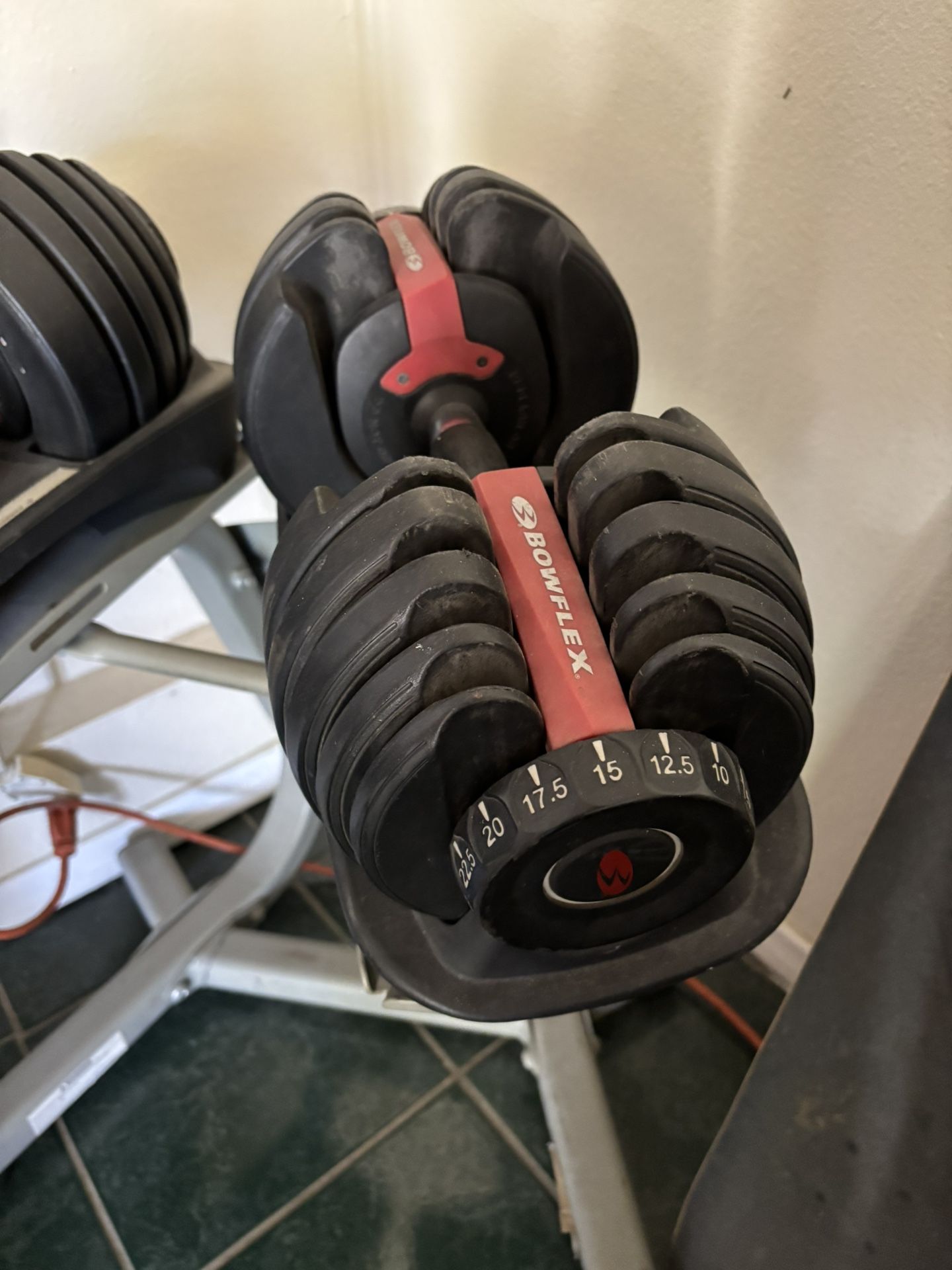 BOW-FLEX DUMBBELLS