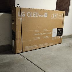 77 Inch OLED LG G4 Smart TV 4K UHD with 144 Hz refresh rate  New in the box.
