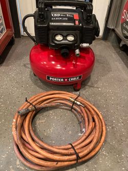 Air Compressor New Condition With Hose. Price Firm