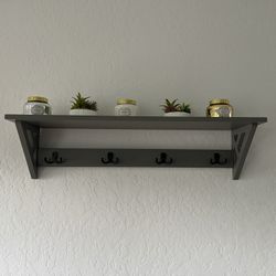 Entry Way Bench And Hanging Coat Rack