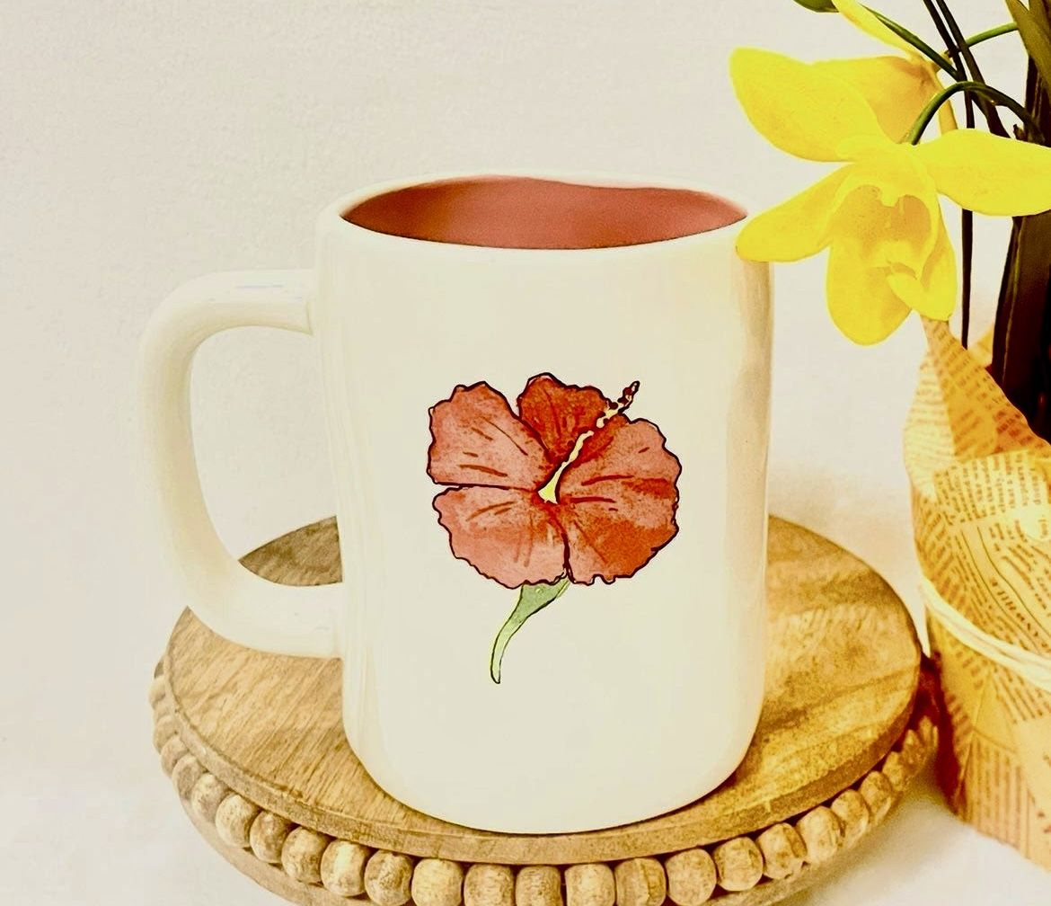 Rae Dunn KEEP PALM AND SUMMER ON Mug BRAND NEW