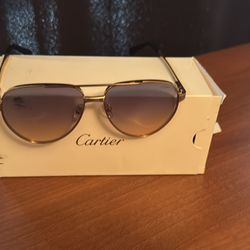 Authentic Cartier sunglasses – 14 carat gold frames, real glass lenses Cartier sunglasses – 14 carat gold frames, real glass lenses