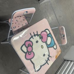 Hello Kitty Table And Chairs
