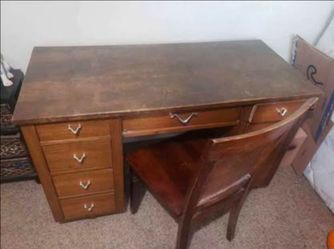 Vintage Desk & Chair - 60s / 70s Era