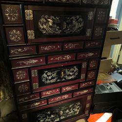 Mother Pearl Cabinet Vintage