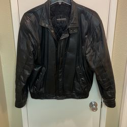 100% Genuine Leather Size Large Jacket