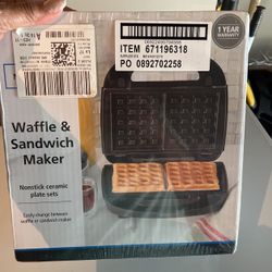 Waffle/sandwich Maker
