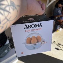 NEW Aroma XL 7-Egg Cooker – Hard Boiled, Poached & More