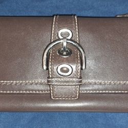 Y2K Coach Soho Leather Buckle Wallet