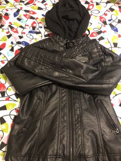 Beautiful Black jacket with hoodie size M