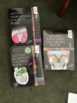 Betters anatomy, physiology, neuroscience coloring books
