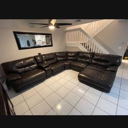 Brown Sectional