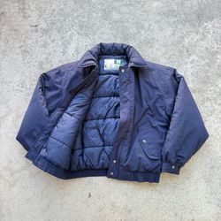 WearGuard Navy Insulated Blue Puffer Jacket Size: Medium