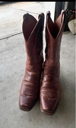 Brown Leather Cowboy Boots