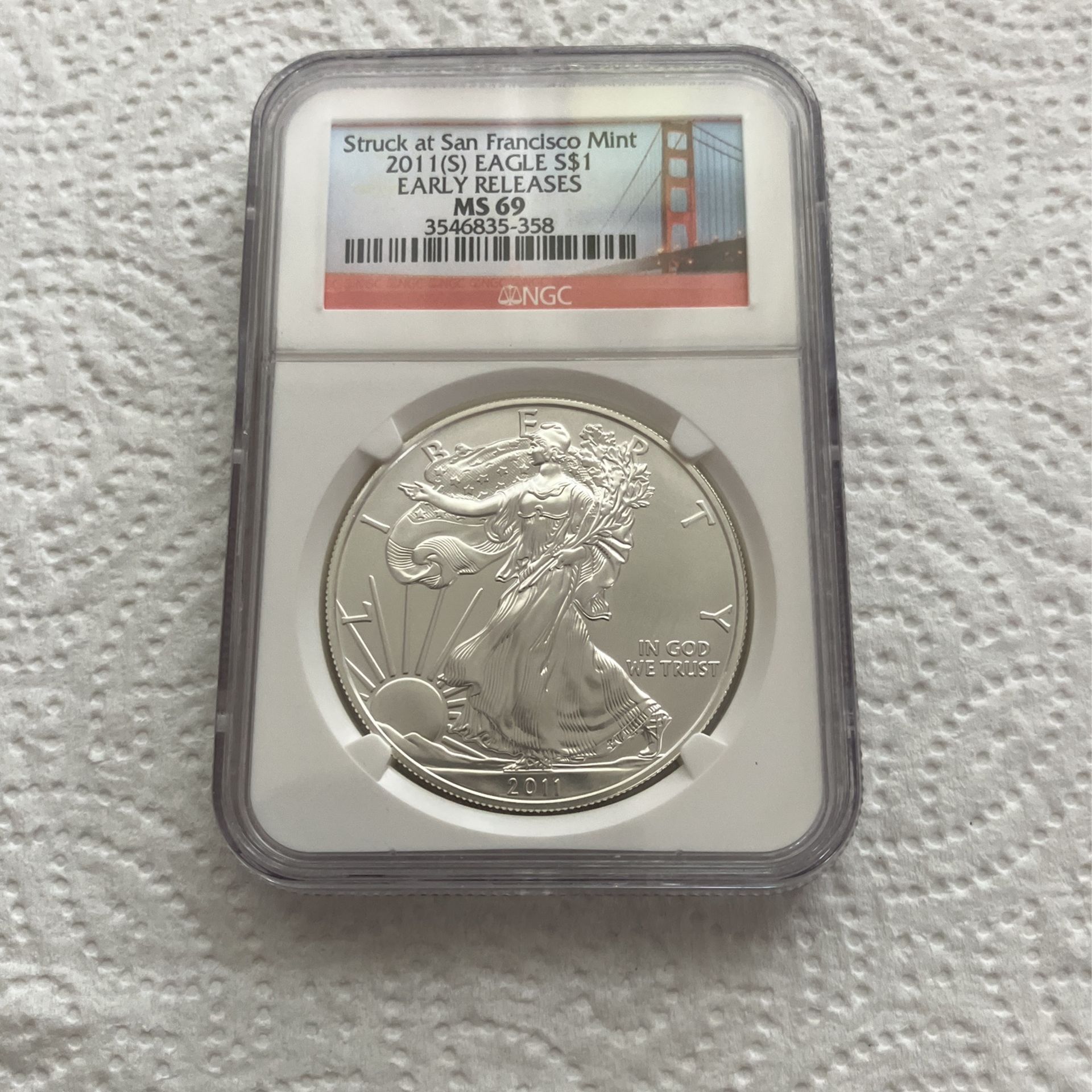 2011 American Silver Eagle NGC MS69
