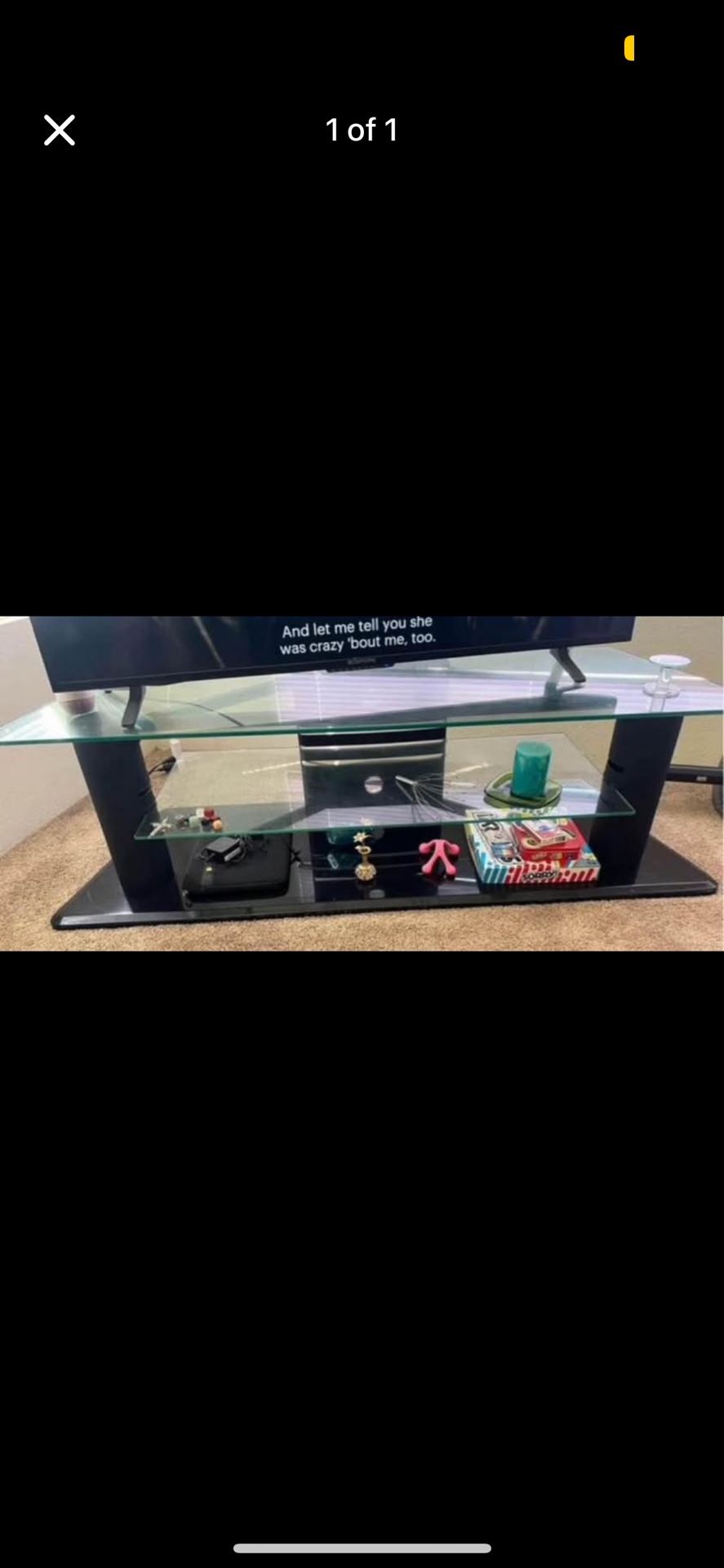 Glass Tv Stand