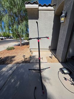 Husky double work lights and Stands