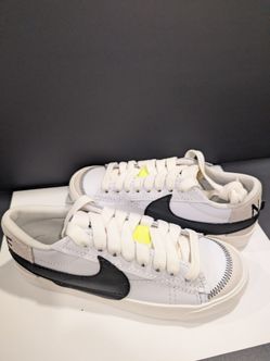 Nike Blazer Low Sneakers White Black sz 7.5