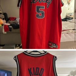 New Jersey Nets Throwback Jason Kidd XXL 