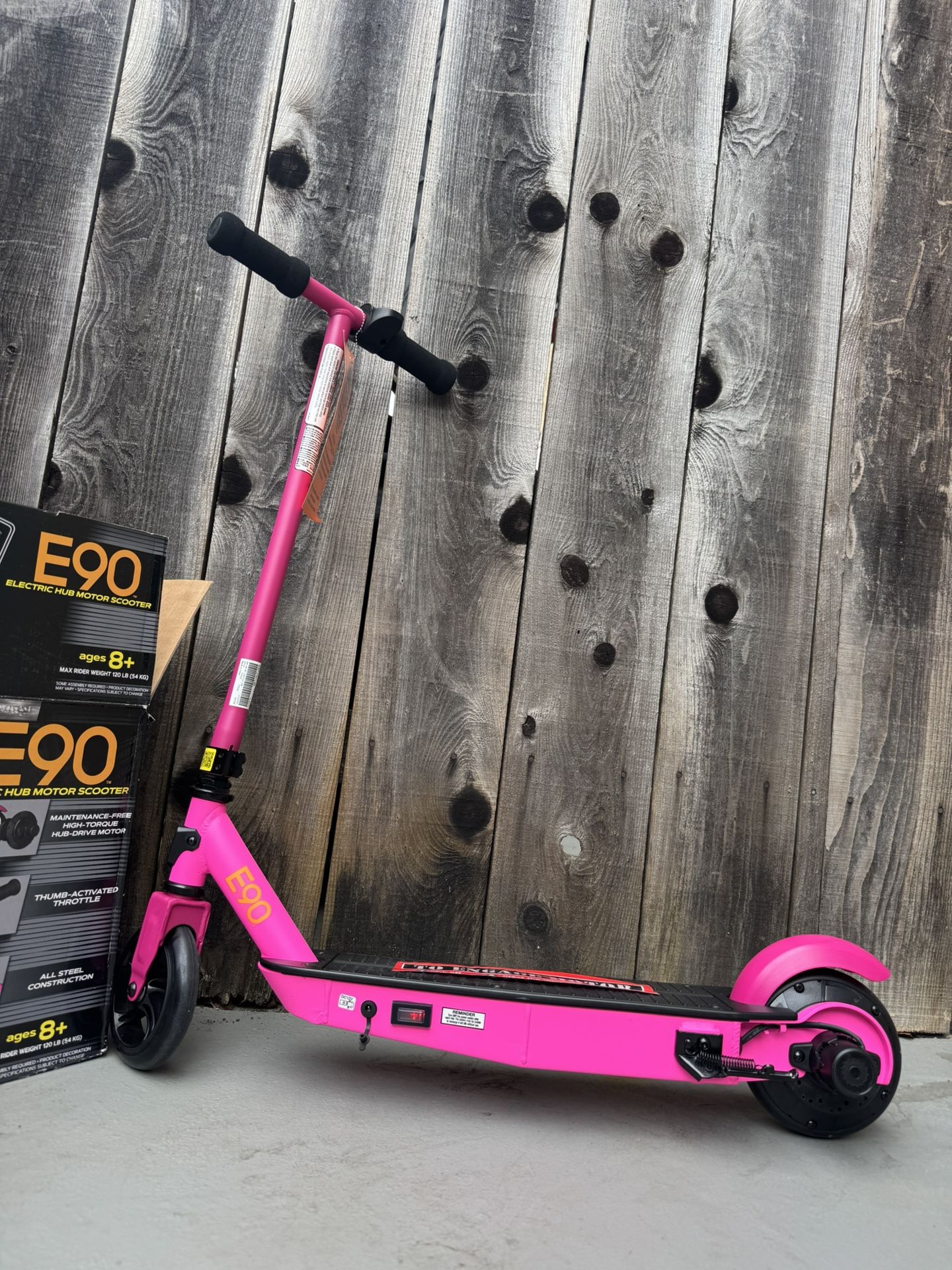 Pink Electric Scooter